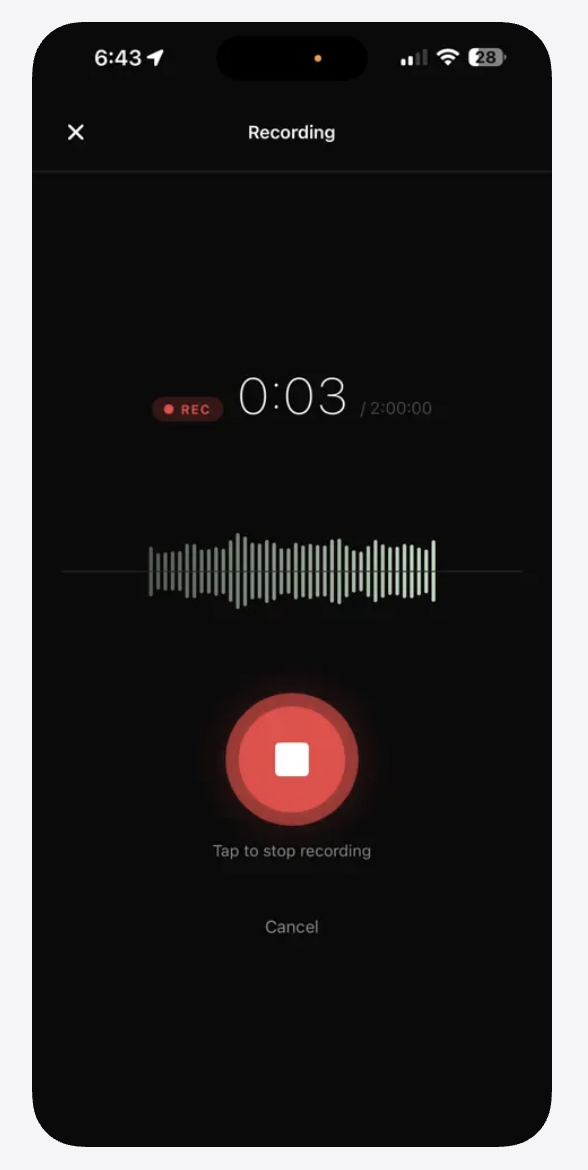 iOS apps screenshot